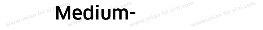 低头呢喃 Medium字体转换